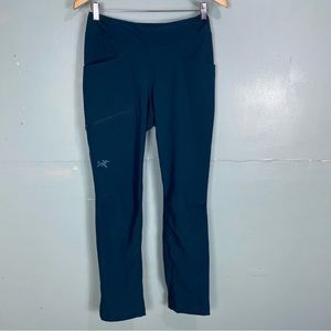 Arc'teryx women's teal blue climbing pants
